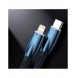 Baseus Glimmer Series Snabbladdningskabel USB-C 480Mbps PD 100W 2m Svart