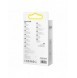 Baseus Glimmer Series Snabbladdningskabel USB-C 480Mbps PD 100W 2m Vit