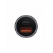 Baseus Golden Contactor Max snabb billaddare USB + USB typ C 60 W Quick Charge mörkgrå (CGJM000113)