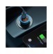 Baseus Golden Contactor Max snabb billaddare USB + USB typ C 60 W Quick Charge mörkgrå (CGJM000113)