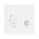 Baseus Golden Contactor Pro snabb billaddare 2x USB 40 W Snabbladdning SCP FCP AFC + USB-kabel - USB Typ C grå (TZCCJD-A0G)