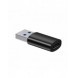 Baseus Ingenuity Series Mini USB 3.1 OTG till USB Typ C-adapter svart (ZJJQ000101)