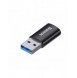 Baseus Ingenuity Series Mini USB 3.1 OTG till USB Typ C-adapter svart (ZJJQ000101)