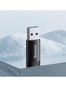 Baseus Ingenuity Series Mini USB 3.1 OTG till USB Typ C-adapter svart (ZJJQ000101)