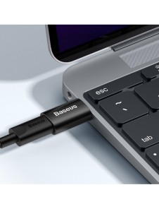Baseus Ingenuity Series Mini USB 3.1 OTG till USB Typ C-adapter svart (ZJJQ000101)