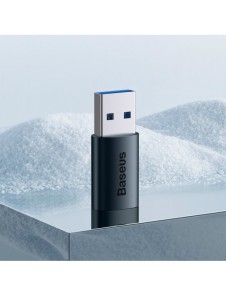 Baseus Ingenuity Series Mini USB 3.1 OTG till USB Typ C-adapter blå (ZJJQ000103)