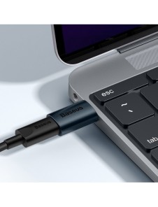 Baseus Ingenuity Series Mini USB 3.1 OTG till USB Typ C-adapter blå (ZJJQ000103)
