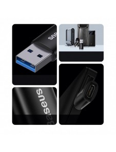 Baseus Ingenuity Series Mini USB 3.1 OTG till USB Typ C-adapter blå (ZJJQ000103)