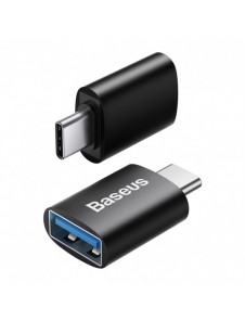 Baseus Ingenuity Series pluggadapter USB Typ C till USB-A 3.2 gen 1 svart (ZJJQ000001)