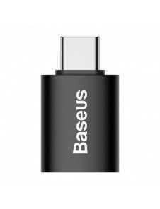 Baseus Ingenuity Series pluggadapter USB Typ C till USB-A 3.2 gen 1 svart (ZJJQ000001)