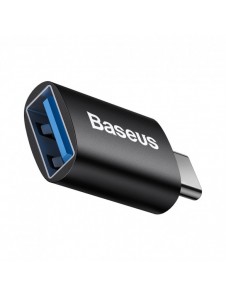 Baseus Ingenuity Series pluggadapter USB Typ C till USB-A 3.2 gen 1 svart (ZJJQ000001)