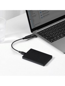 Baseus Ingenuity Series pluggadapter USB Typ C till USB-A 3.2 gen 1 svart (ZJJQ000001)