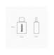 Baseus Ingenuity Series pluggadapter USB Typ C till USB-A 3.2 gen 1 svart (ZJJQ000001)