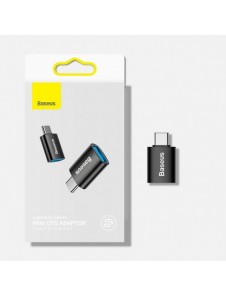 Baseus Ingenuity Series pluggadapter USB Typ C till USB-A 3.2 gen 1 svart (ZJJQ000001)