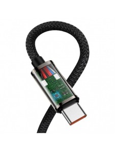 Baseus legendariska vinklade snabbladdningskabel USB typ C - USB typ C 100W 5A 1m svart (CATCS-01)