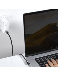 Baseus legendariska vinklade snabbladdningskabel USB typ C - USB typ C 100W 5A 1m svart (CATCS-01)
