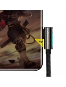 Baseus legendariska vinklade snabbladdningskabel USB typ C - USB typ C 100W 5A 1m svart (CATCS-01)