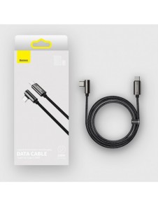 Baseus legendariska vinklade snabbladdningskabel USB typ C - USB typ C 100W 5A 1m svart (CATCS-01)