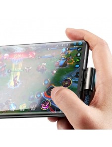 Baseus legendariska vinklade spelkabel USB - USB Typ C 66W 2m Blå (CACS000503)