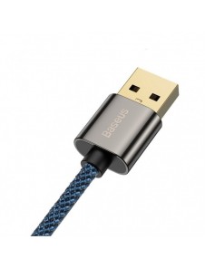 Baseus legendariska vinklade spelkabel USB - USB Typ C 66W 2m Blå (CACS000503)