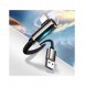 Baseus legendariska vinklade spelkabel USB - USB Typ C 66W 2m Blå (CACS000503)