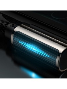 Baseus legendariska vinklade spelkabel USB - USB Typ C 66W 2m Blå (CACS000503)
