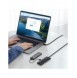 Baseus Lite Series HUB-adapter USB Typ C - 4x USB 3.0 1m svart (WKQX030401)