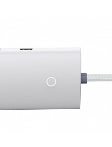 Baseus Lite Series HUB-adapter USB Typ C - 4x USB 3.0 2m vit (WKQX030502)