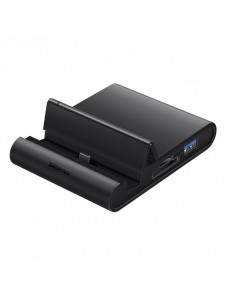 Baseus Mate dockningsstation för telefon USB Typ C HUB svart (WKMD000001)