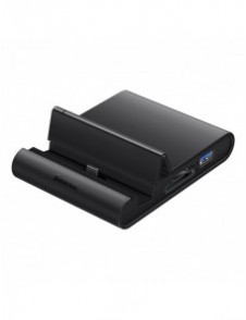 Baseus Mate dockningsstation för telefon USB Typ C HUB svart (WKMD000001)