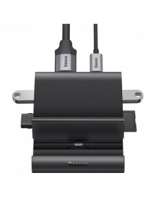 Baseus Mate dockningsstation för telefon USB Typ C HUB svart (WKMD000001)