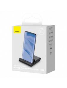 Baseus Mate dockningsstation för telefon USB Typ C HUB svart (WKMD000001)