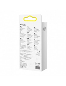 Baseus MVP 2 armbåge rätvinklad strömförsörjningskabel med sido-USB/USB Type C-kontakt 1m 100W 5A Röd (CAVP000420)