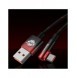 Baseus MVP 2 armbåge rätvinklad strömförsörjningskabel med sido-USB/USB Type C-kontakt 1m 100W 5A Röd (CAVP000420)