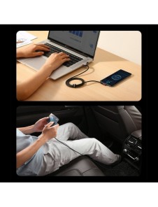 Baseus MVP 2 armbåge rätvinklad strömförsörjningskabel med sido-USB/USB Type C-kontakt 1m 100W 5A Röd (CAVP000420)