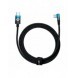 Baseus MVP Vinklad armbågskabel Strömförsörjningskabel med sidokontakt USB Typ C / USB Typ C 2m 100W 5A blå (CAVP000721)