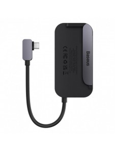 Baseus PadJoy universal 6in1 USB-C USB-C HUB för surfplatta / smartphone - mörkgrå