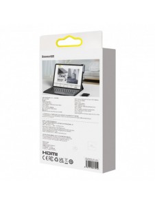 Baseus PadJoy universal 6in1 USB-C USB-C HUB för surfplatta / smartphone - mörkgrå