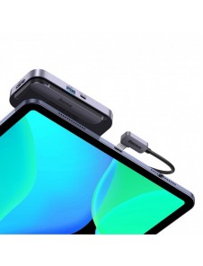 Baseus PadJoy universal 6in1 USB-C USB-C HUB för surfplatta / smartphone - mörkgrå