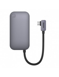 Baseus PadJoy universal USB-C HUB för surfplatta / smartphone 4in1 USB-C - mörkgrå