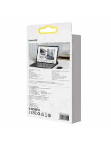 Baseus PadJoy universal USB-C HUB för surfplatta / smartphone 4in1 USB-C - mörkgrå