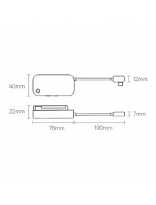 Baseus PadJoy universal USB-C HUB för surfplatta / smartphone 4in1 USB-C - mörkgrå