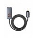Baseus Share Together billaddare 2x USB / 2x USB Type C 120W PPS Quick Charge Power Delivery grå (CCBT-A0G)
