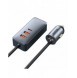 Baseus Share Together billaddare 3x USB / USB Typ C 120W PPS Quick Charge Power Delivery grå (CCBT-B0G)
