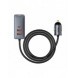 Baseus Share Together billaddare 3x USB / USB Typ C 120W PPS Quick Charge Power Delivery grå (CCBT-B0G)