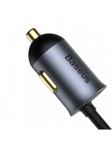 Baseus Share Together billaddare 3x USB / USB Typ C 120W PPS Quick Charge Power Delivery grå (CCBT-B0G)