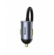 Baseus Share Together billaddare 3x USB / USB Typ C 120W PPS Quick Charge Power Delivery grå (CCBT-B0G)
