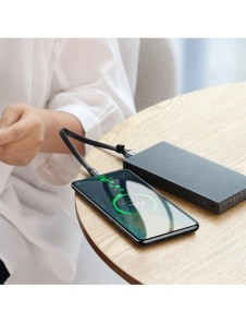 Baseus Enkel platt kabel USB-kabel / USB Typ C SuperCharge 5A 40W Quick Charge 3.0 QC 3.0 23cm grå (CATMBJ-BG1)