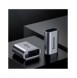 Baseus Enkel platt kabel USB-kabel / USB Typ C SuperCharge 5A 40W Quick Charge 3.0 QC 3.0 23cm grå (CATMBJ-BG1)