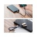 Baseus Enkel platt kabel USB-kabel / USB Typ C SuperCharge 5A 40W Quick Charge 3.0 QC 3.0 23cm grå (CATMBJ-BG1)